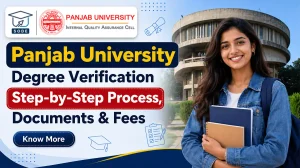 Panjab University degree verification process